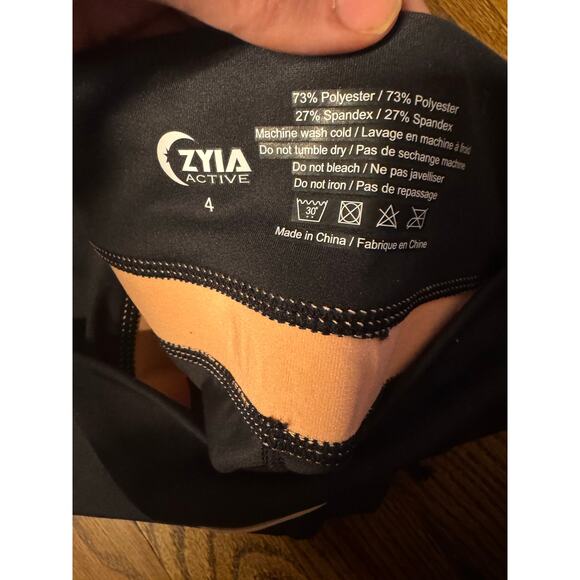 NEW ZYIA Peach Band Light n Tight Hi Rise Legging 28" Size 4 - Picture 6 of 6